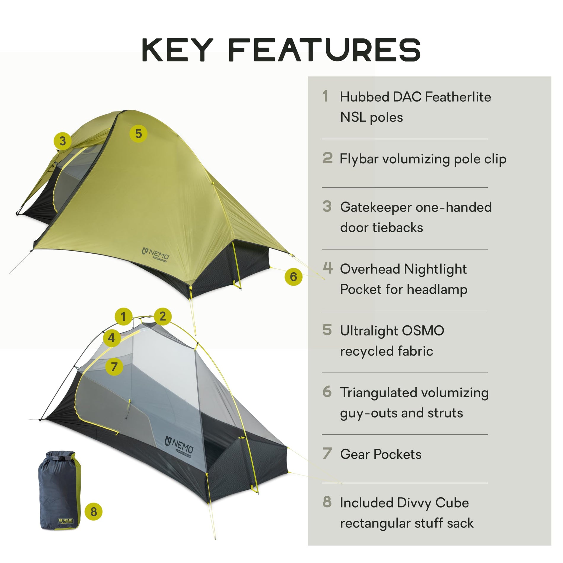 Ultralight OSMO Backpacking Tent