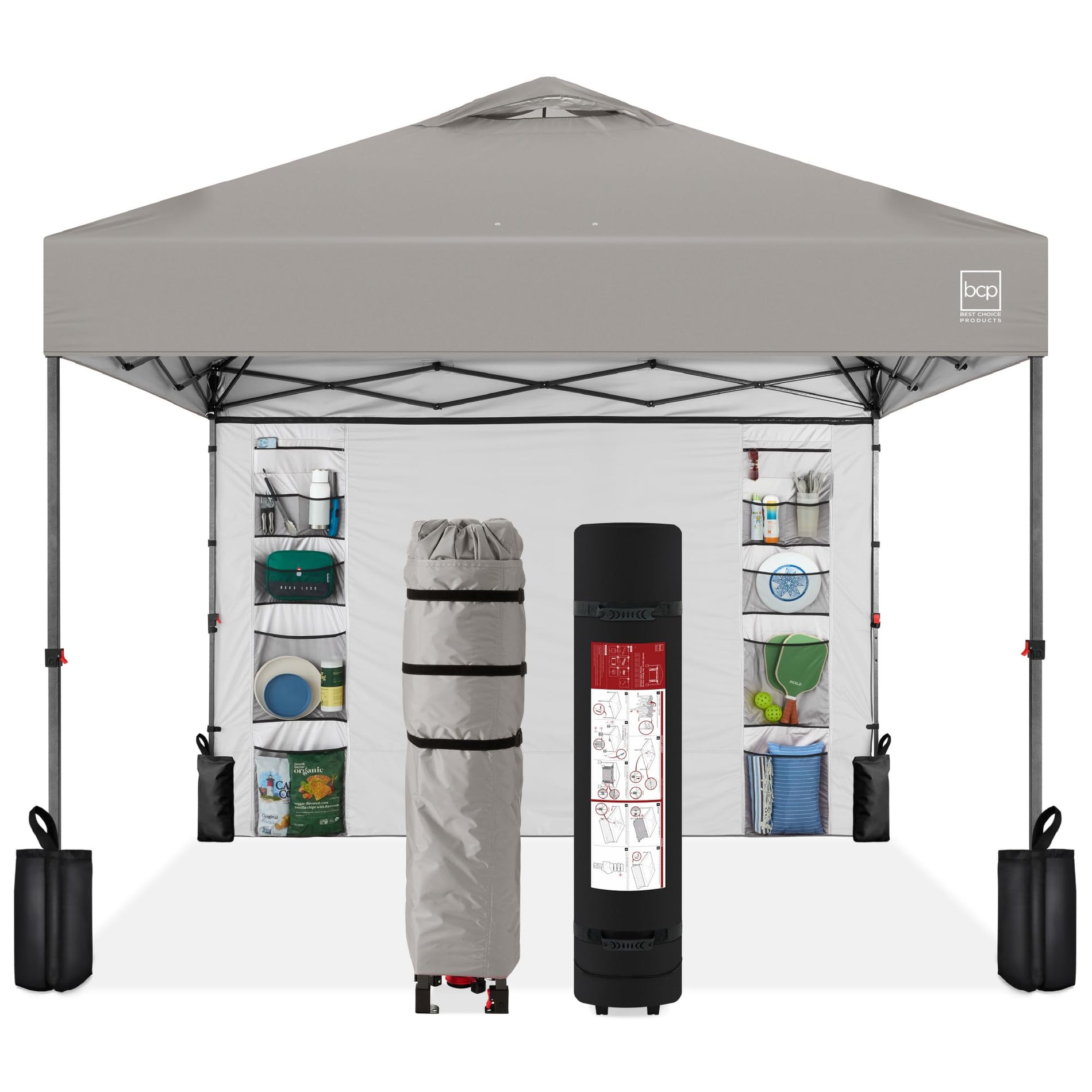 Pop Up Canopy Tent with Side Wall