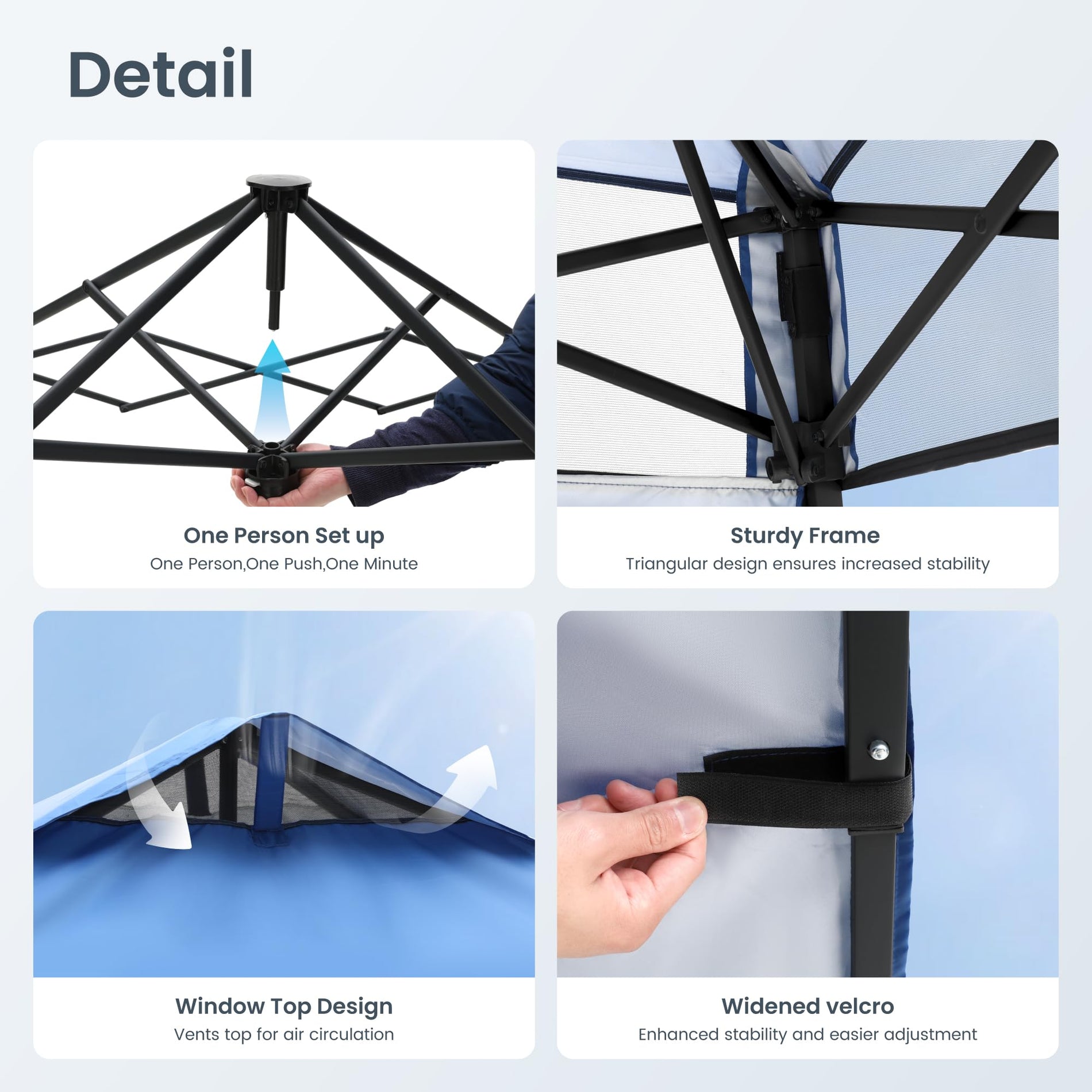 13x13 Easy Setup Canopy Gazebo