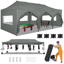 10x10 / 10x20 Pop Up Canopy Tent with Sidewalls