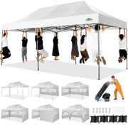 10x10 / 10x20 Pop Up Canopy Tent with Sidewalls