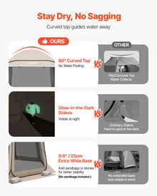 4-8 Person Pop Up Screen House Tent