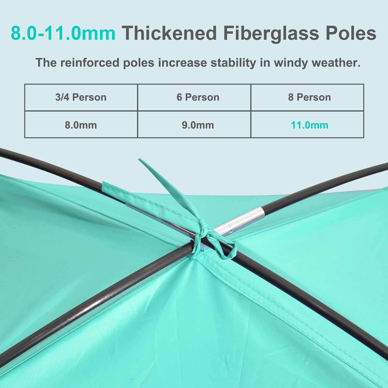 3-10 Person Beach Sun Shelter Tent
