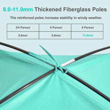 3-10 Person Beach Sun Shelter Tent