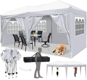 10x10 / 10x20 Pop Up Canopy Tent with Sidewalls