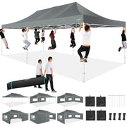10x10 / 10x20 Pop Up Canopy Tent with Sidewalls