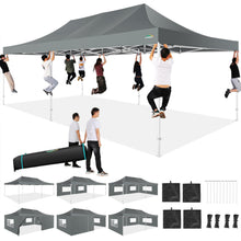 10x10 / 10x20 Pop Up Canopy Tent with Sidewalls