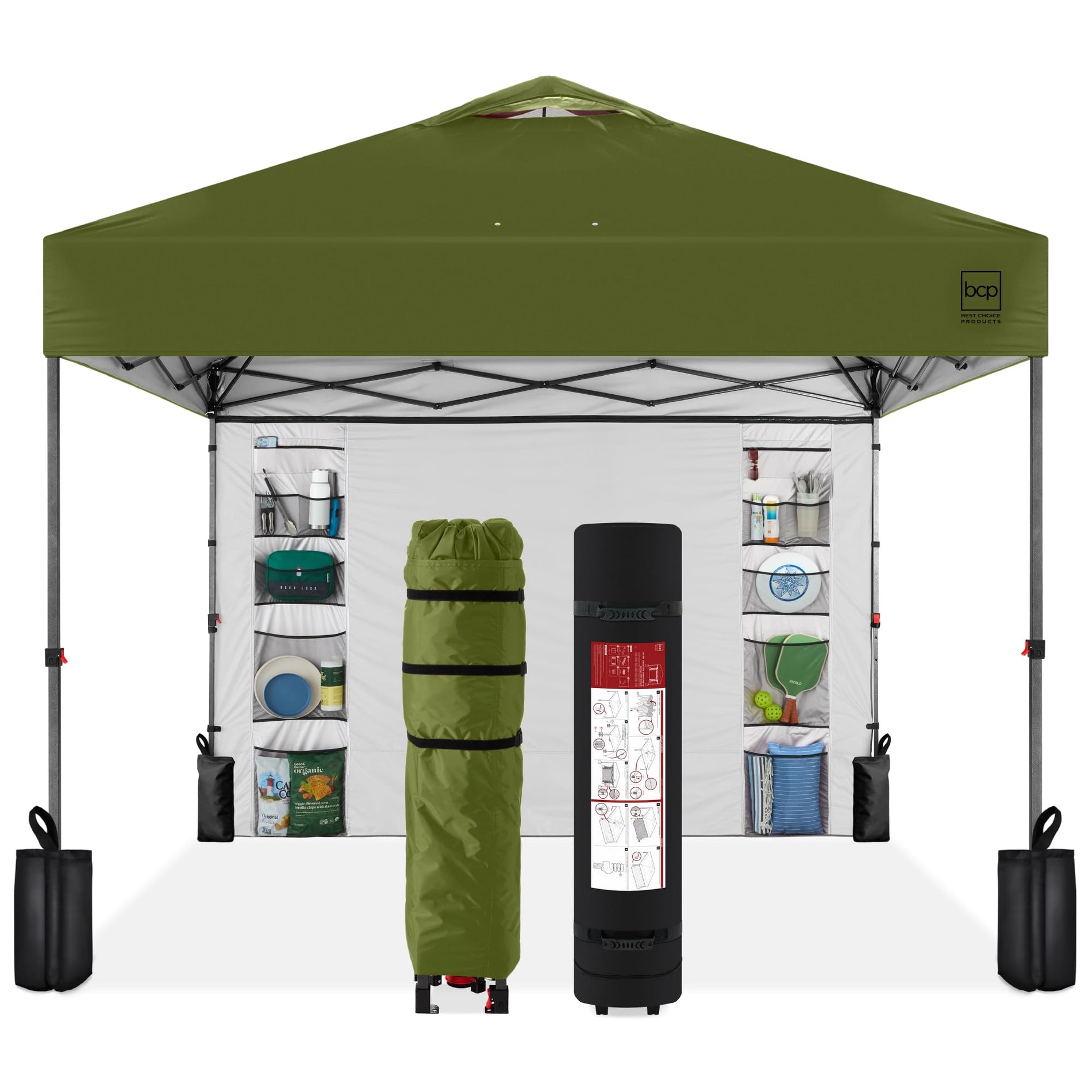 Pop Up Canopy Tent with Side Wall