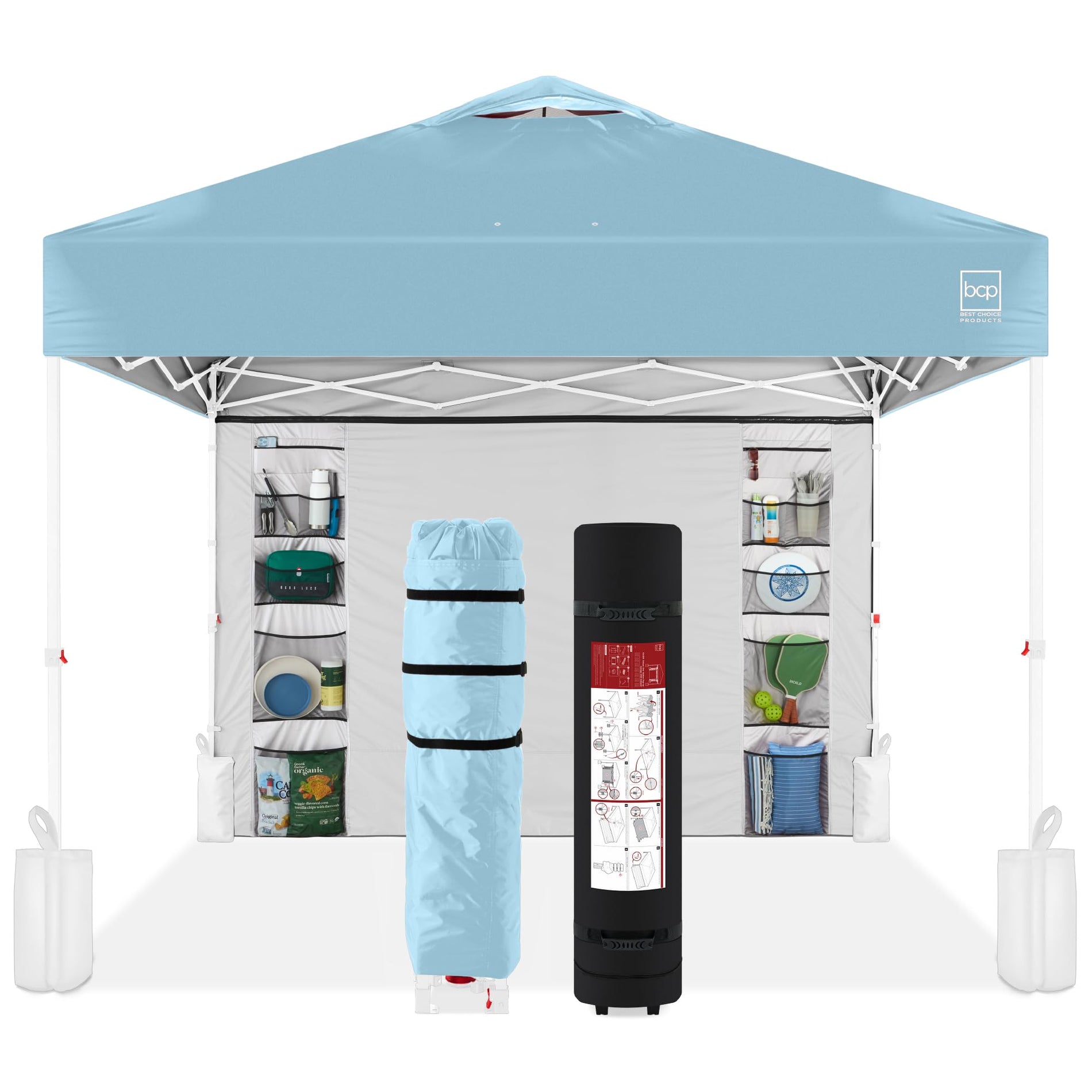Pop Up Canopy Tent with Side Wall