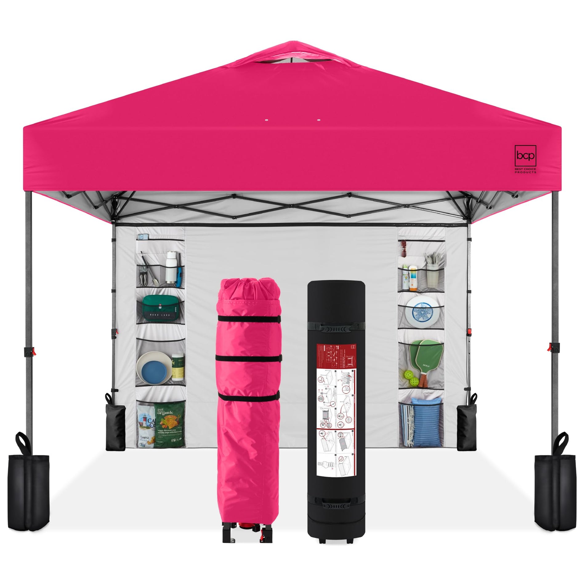 Pop Up Canopy Tent with Side Wall