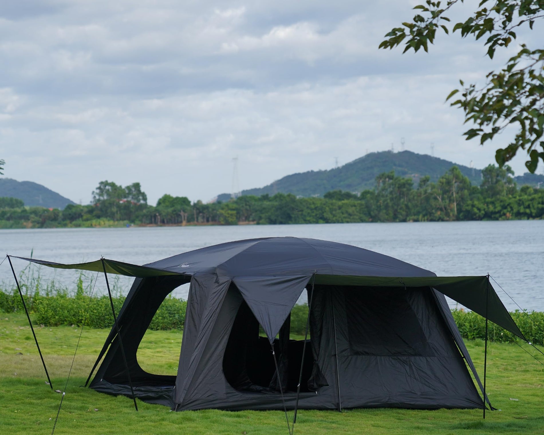 4-6 Person Family Cabin Tent 2-Room Waterproof