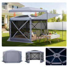 12x12 Pop Up Gazebo Tent with Privacy Panels