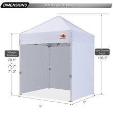 10x10 Commercial Pop Up Canopy Tent with Sidewalls