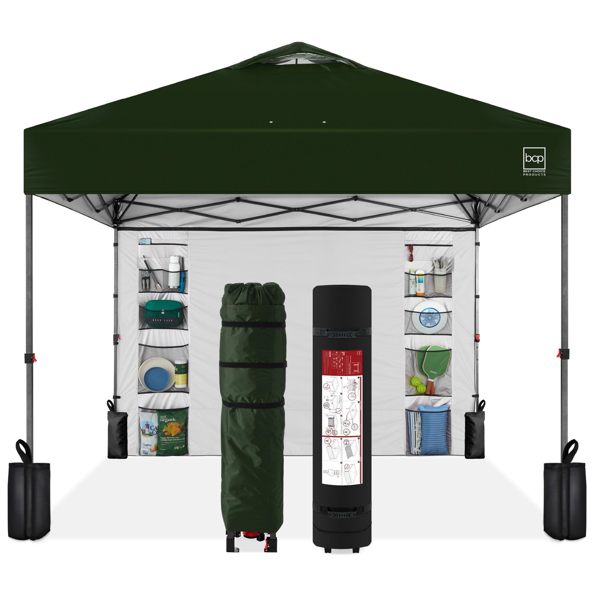 Pop Up Canopy Tent with Side Wall