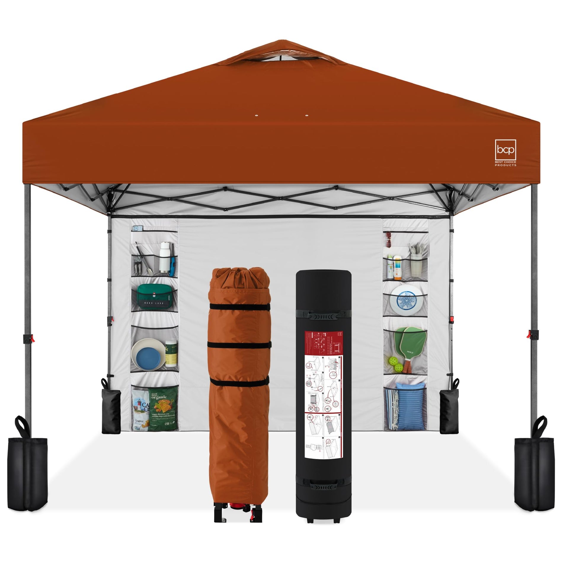 Pop Up Canopy Tent with Side Wall