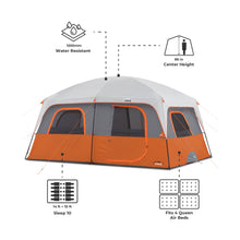 10-12 Person Multi-Room Cabin Camping Tent