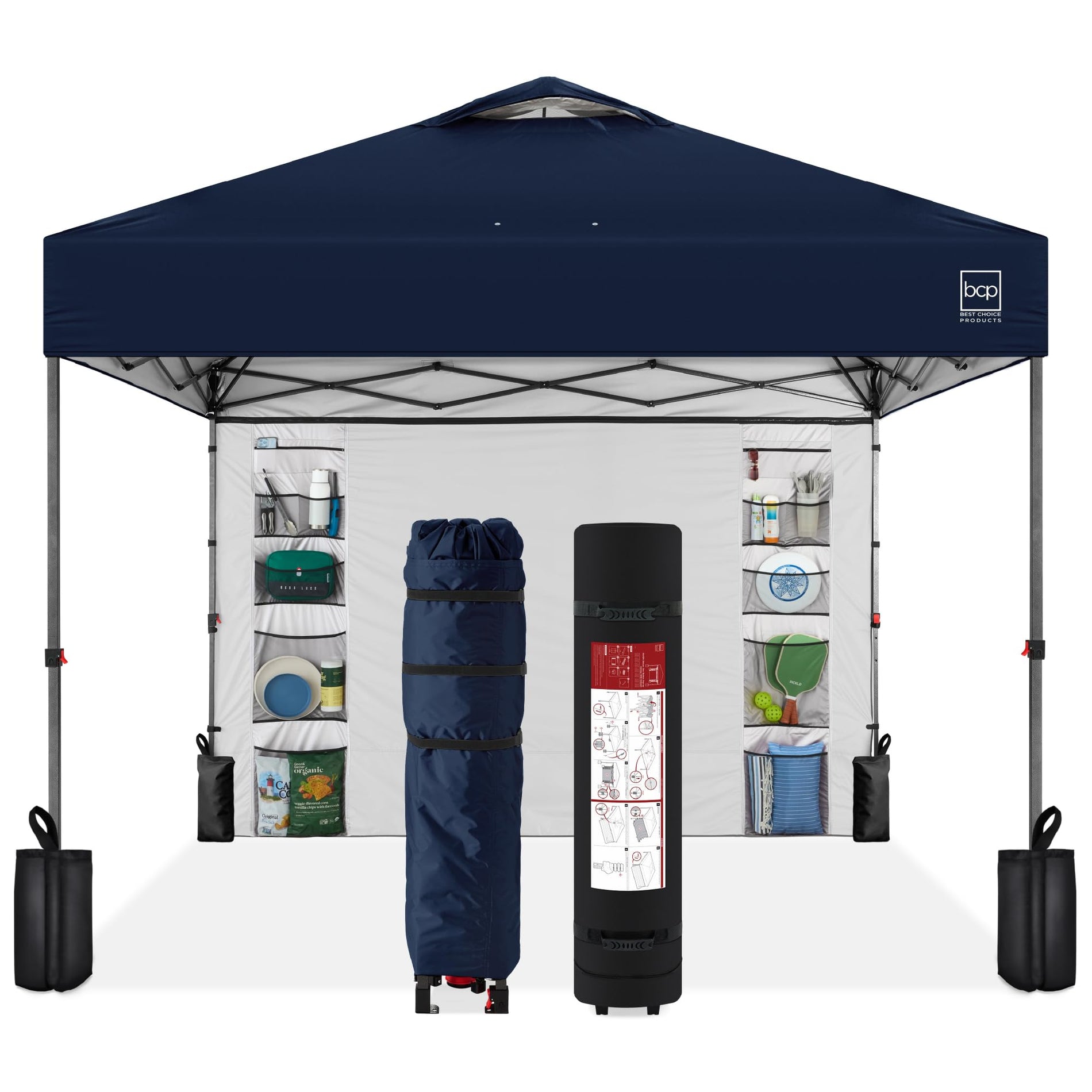 Pop Up Canopy Tent with Side Wall