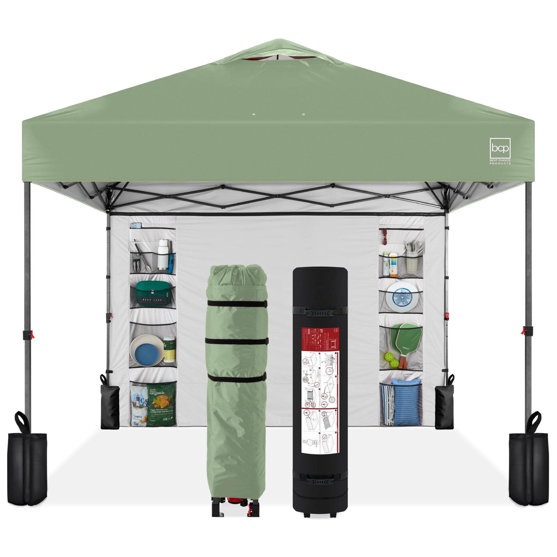 Pop Up Canopy Tent with Side Wall