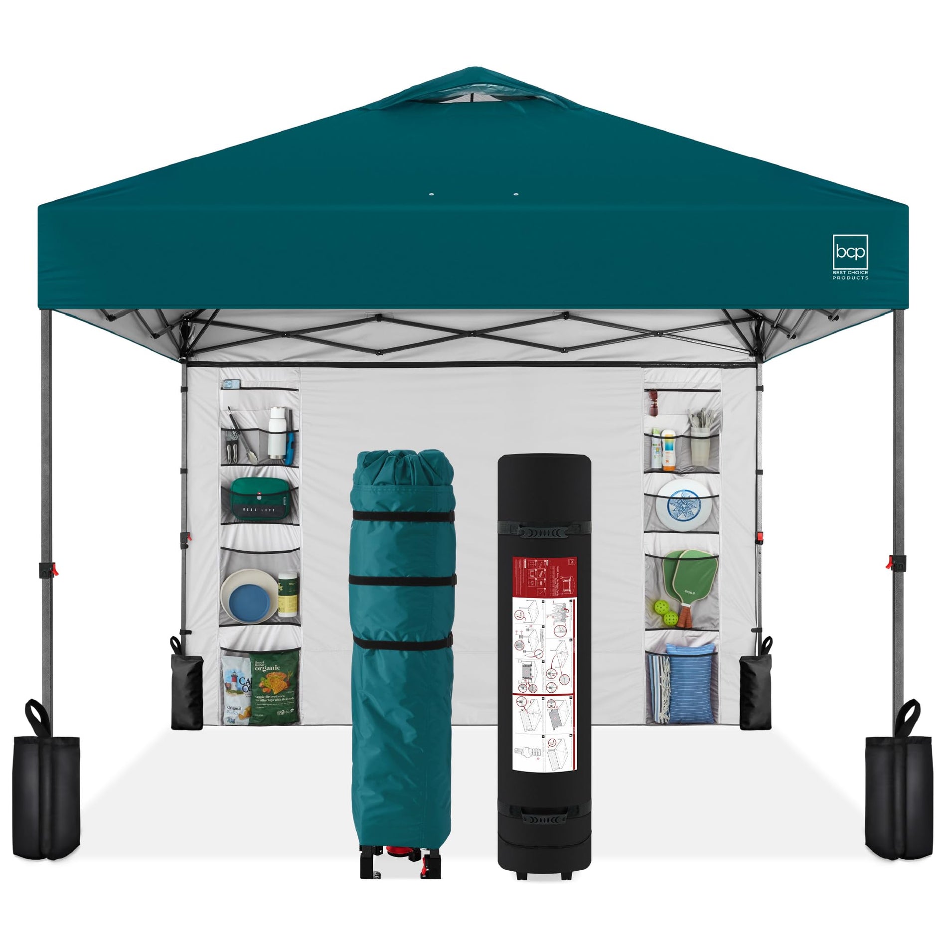 Pop Up Canopy Tent with Side Wall