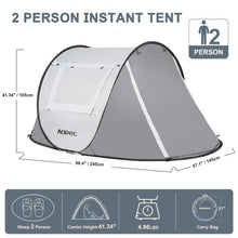 2-6 Person Waterproof Pop Up Tent