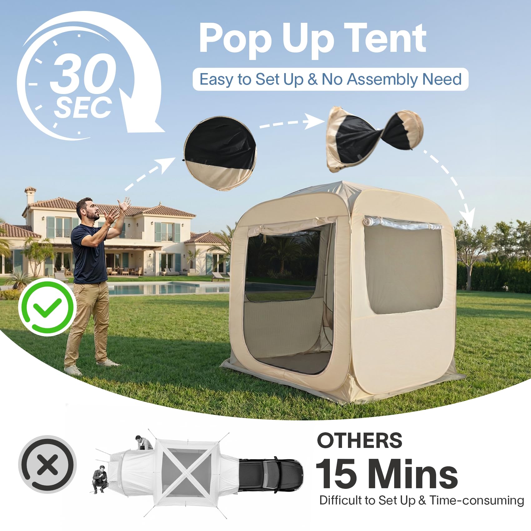 SUV Tailgate Pop Up Tent