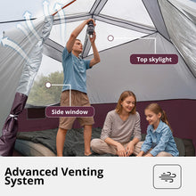 4-6 Person Instant Cabin Camping Tent Windproof