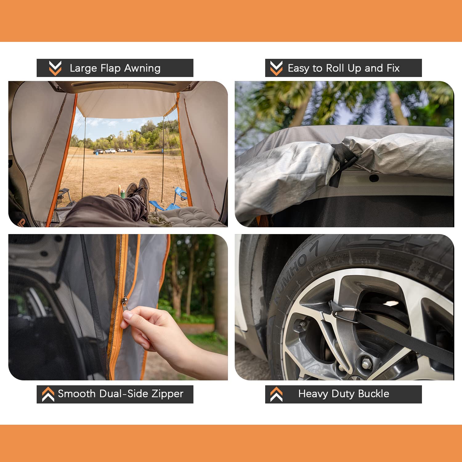 SUV Tailgate Awning Tent
