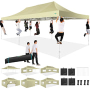 10x10 / 10x20 Pop Up Canopy Tent with Sidewalls
