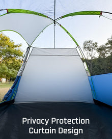 8-Person 3-Room Family Dome Camping Tent