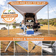 SUV Tailgate Awning Tent
