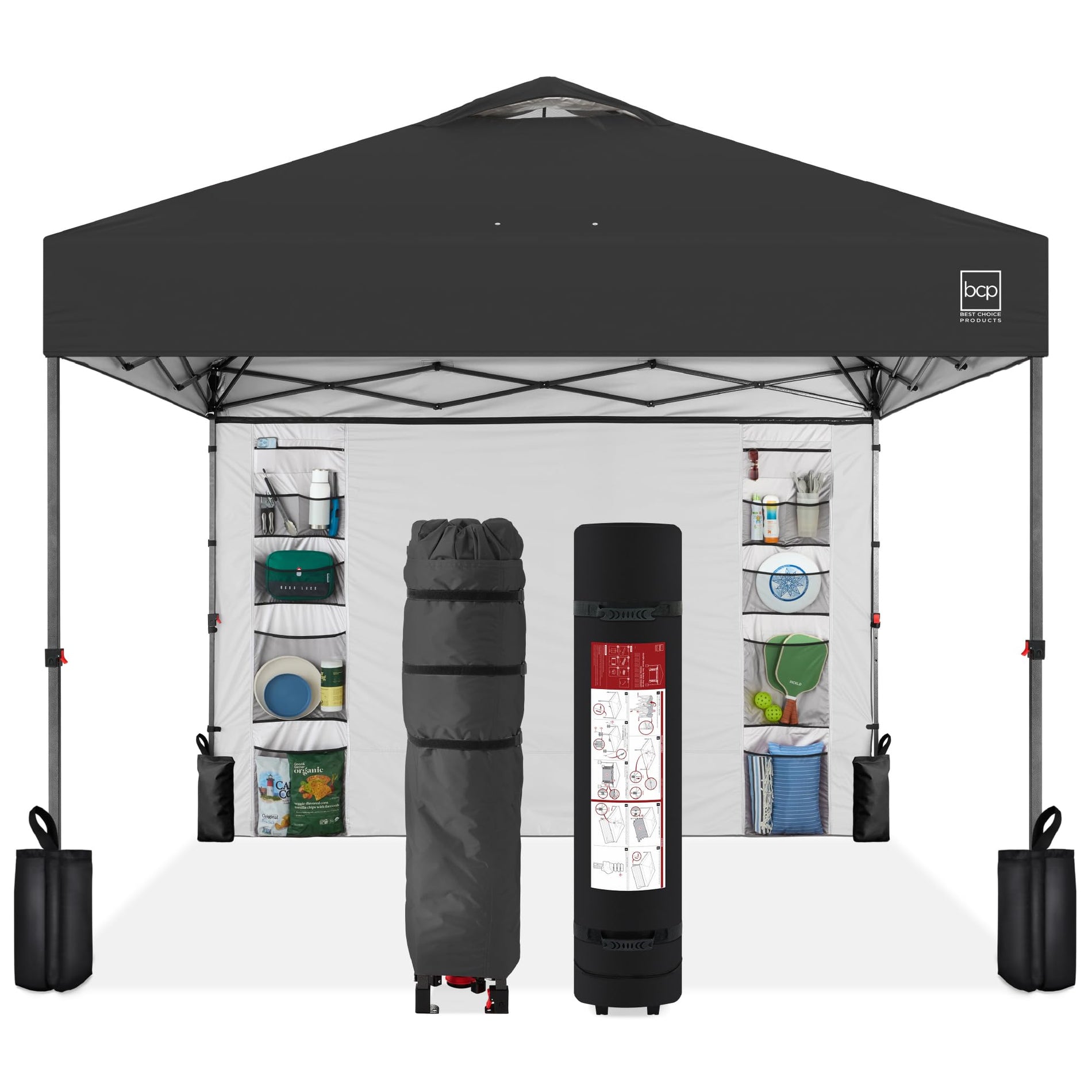Pop Up Canopy Tent with Side Wall