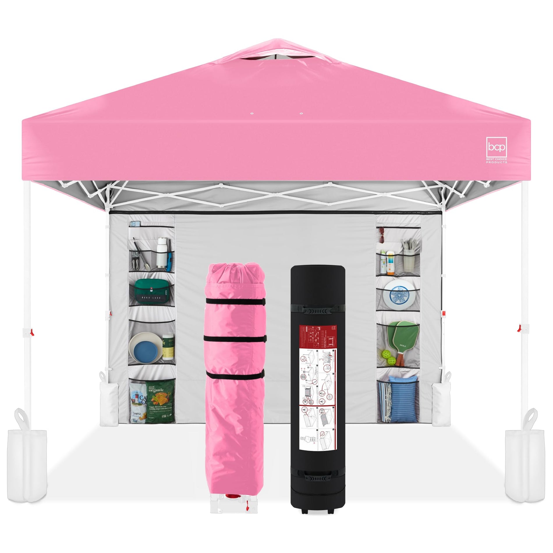 Pop Up Canopy Tent with Side Wall