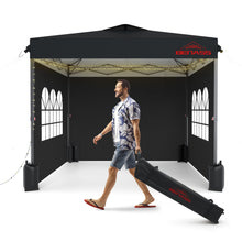 Benass 10x10 Pop Up Canopy with 3 Sidewalls