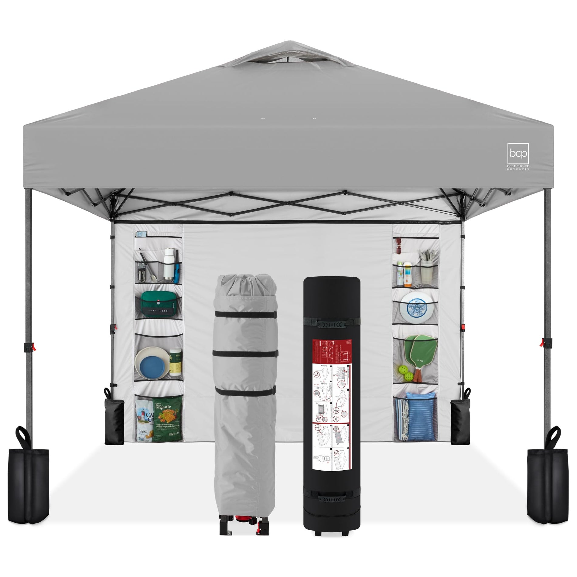Pop Up Canopy Tent with Side Wall