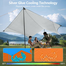 15x12.5 Waterproof Camping Tarp Canopy