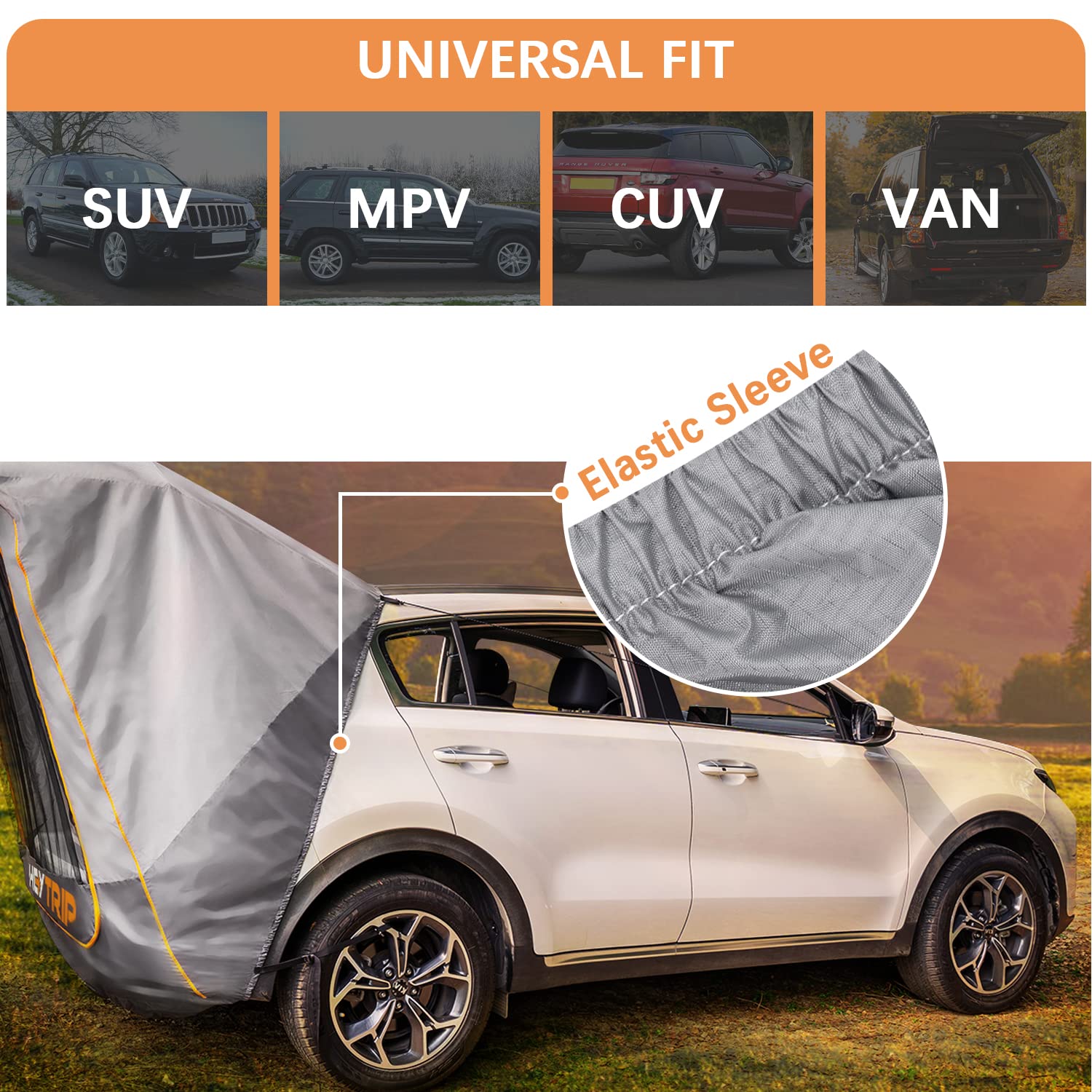 SUV Tailgate Awning Tent