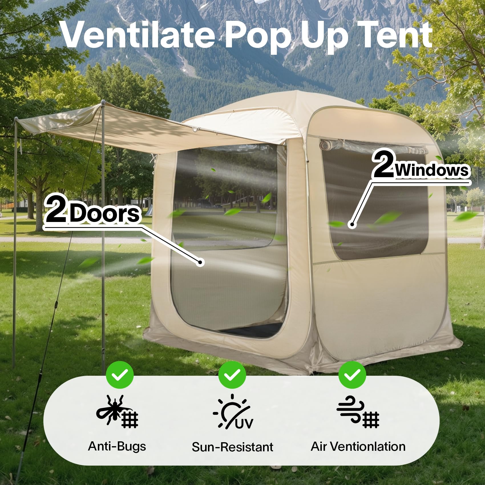 SUV Tailgate Pop Up Tent