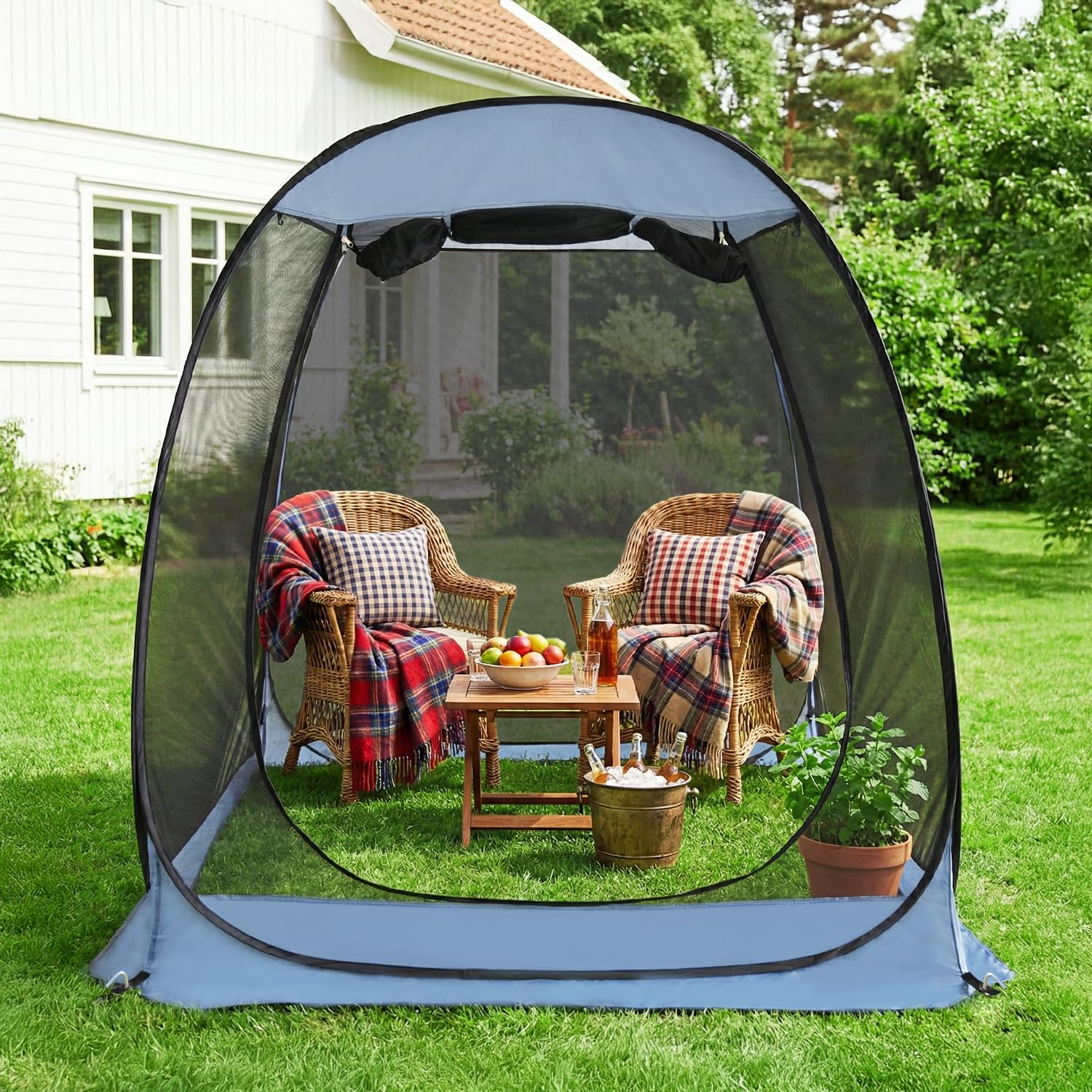 2-10 Person Pop Up Screen House Tent