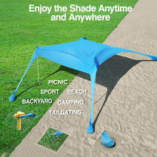UPF 50+ Beach Shade Canopy