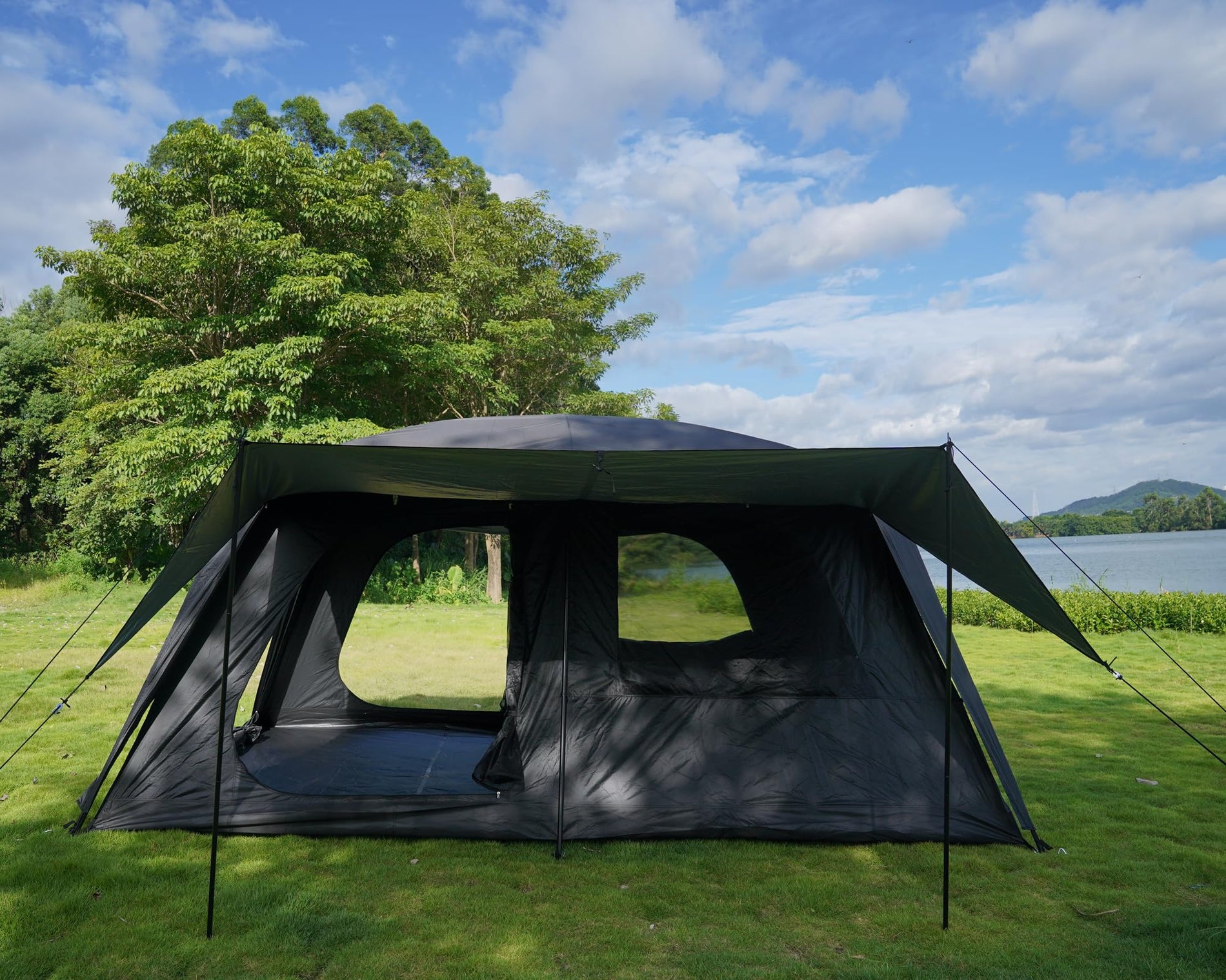 4-6 Person Family Cabin Tent 2-Room Waterproof