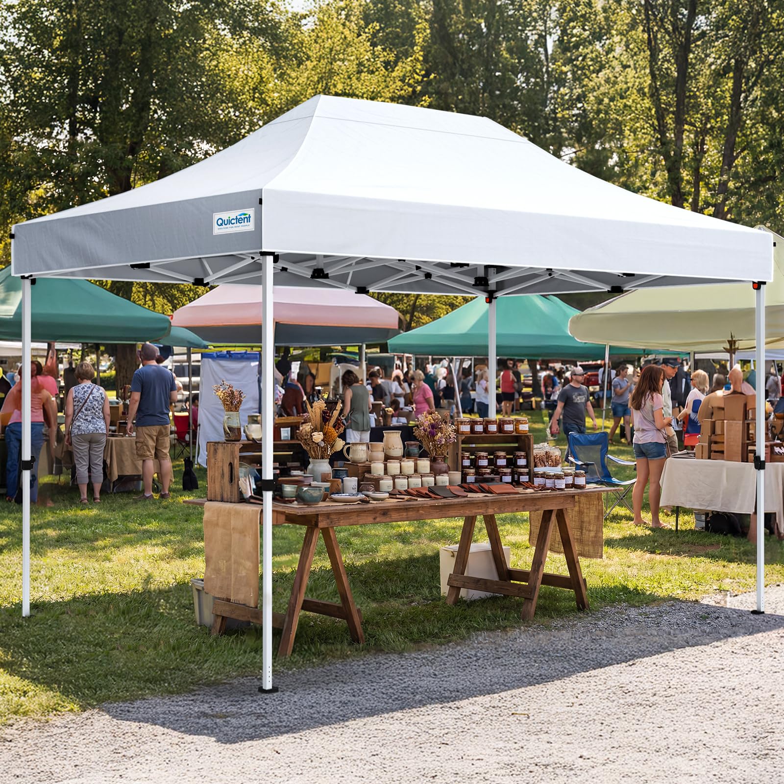 10x15 Heavy Duty Pop Up Canopy Tent