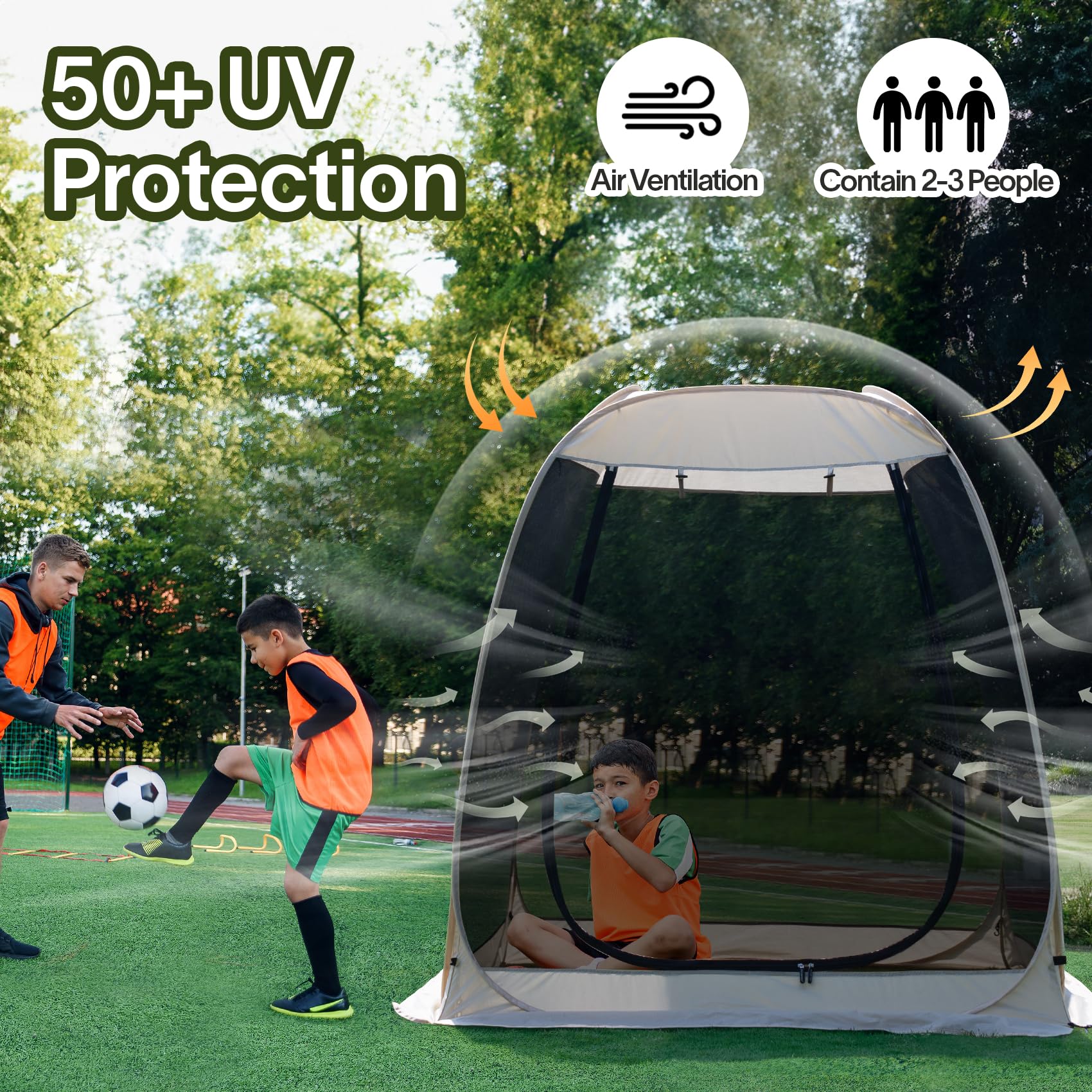 2-10 Person Pop Up Screen House Tent