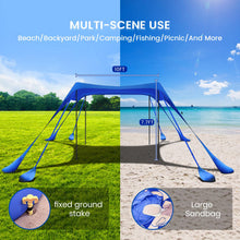 besuhot Beach Tent Sun Shelter 10x10FT