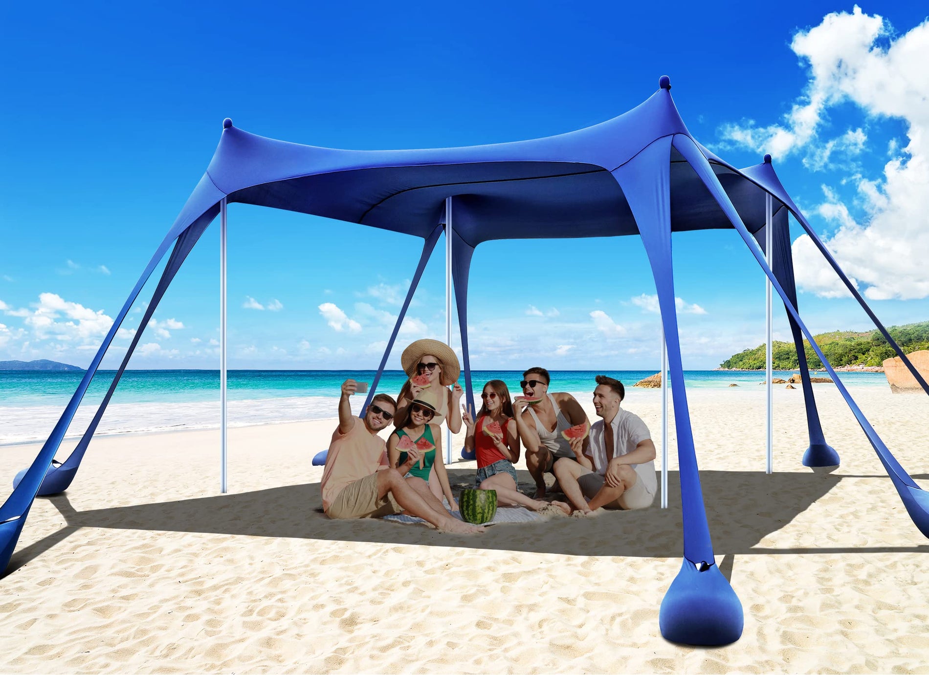 UPF 50+ Beach Canopy Sun Shelter