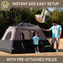 4-10 Person Instant Pop Up Cabin Tent Waterproof