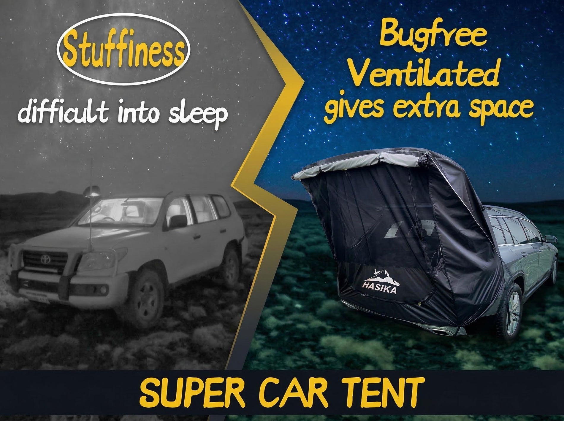 SUV Tailgate Awning Tent