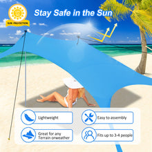 UPF 50+ Beach Canopy Sun Shade
