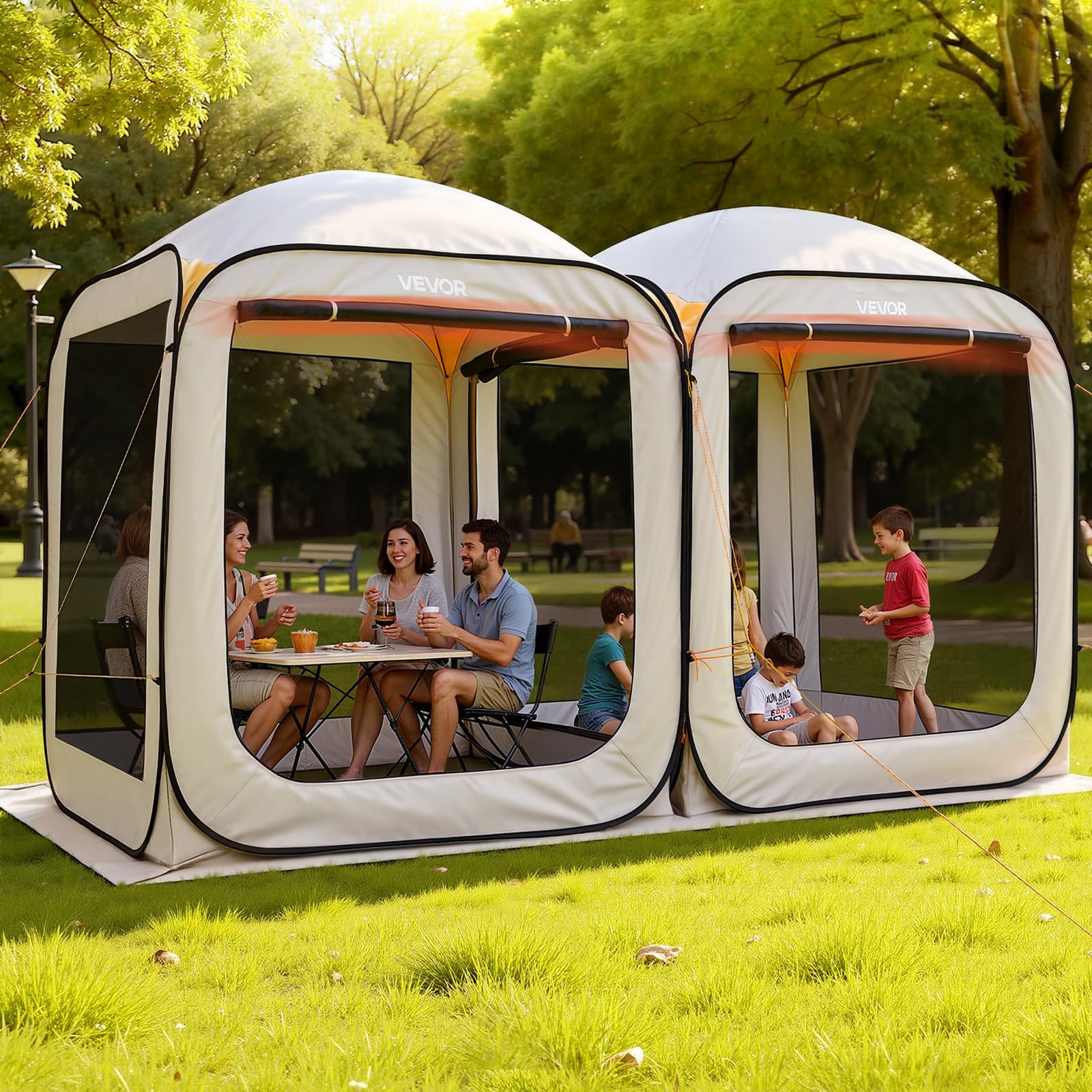 4-8 Person Pop Up Screen House Tent