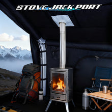 Inflatable Glamping Tent with Skylight & Stove Jack