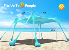 UPF 50+ Beach Canopy Sun Shelter